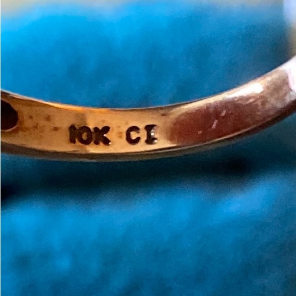 Elegant Clyde Duneier vintage cocktail ring 10k CI 21 Diamonds size 7 circa 1997 - Picture 4 of 5